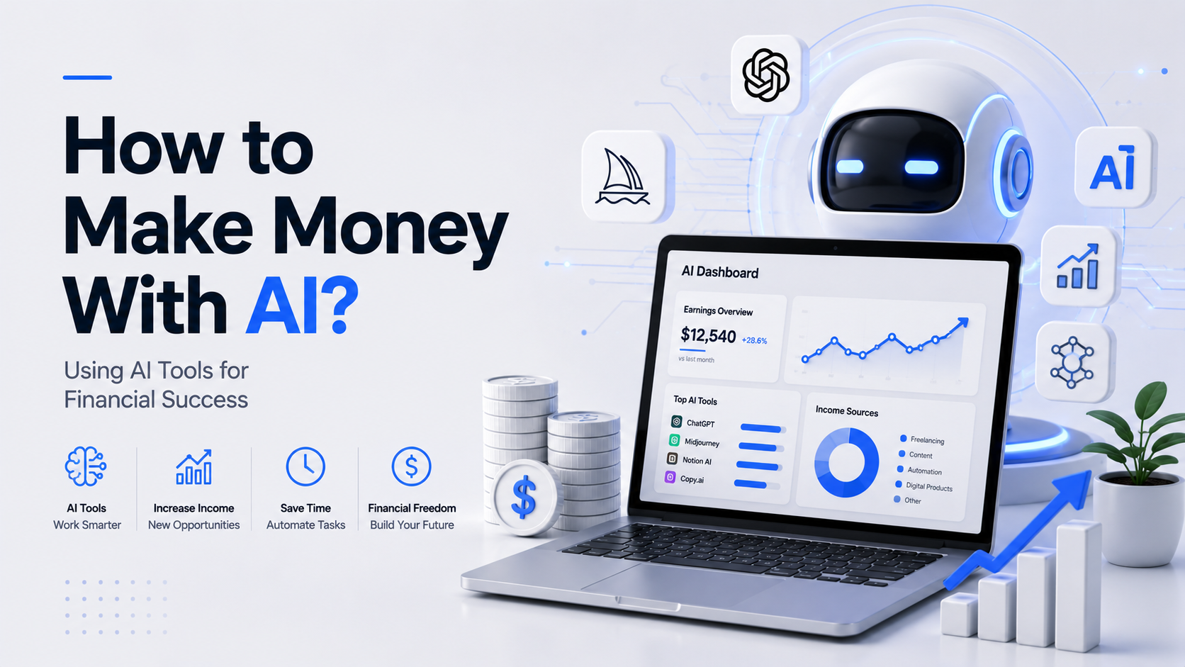 How to Make Money With AI? Using AI Tools for Financial Success